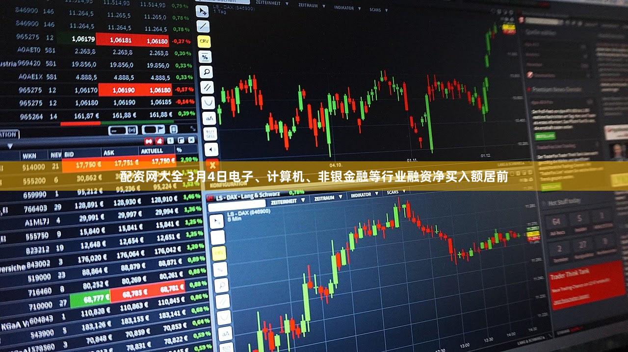 配资网大全 3月4日电子、计算机、非银金融等行业融资净买入额居前