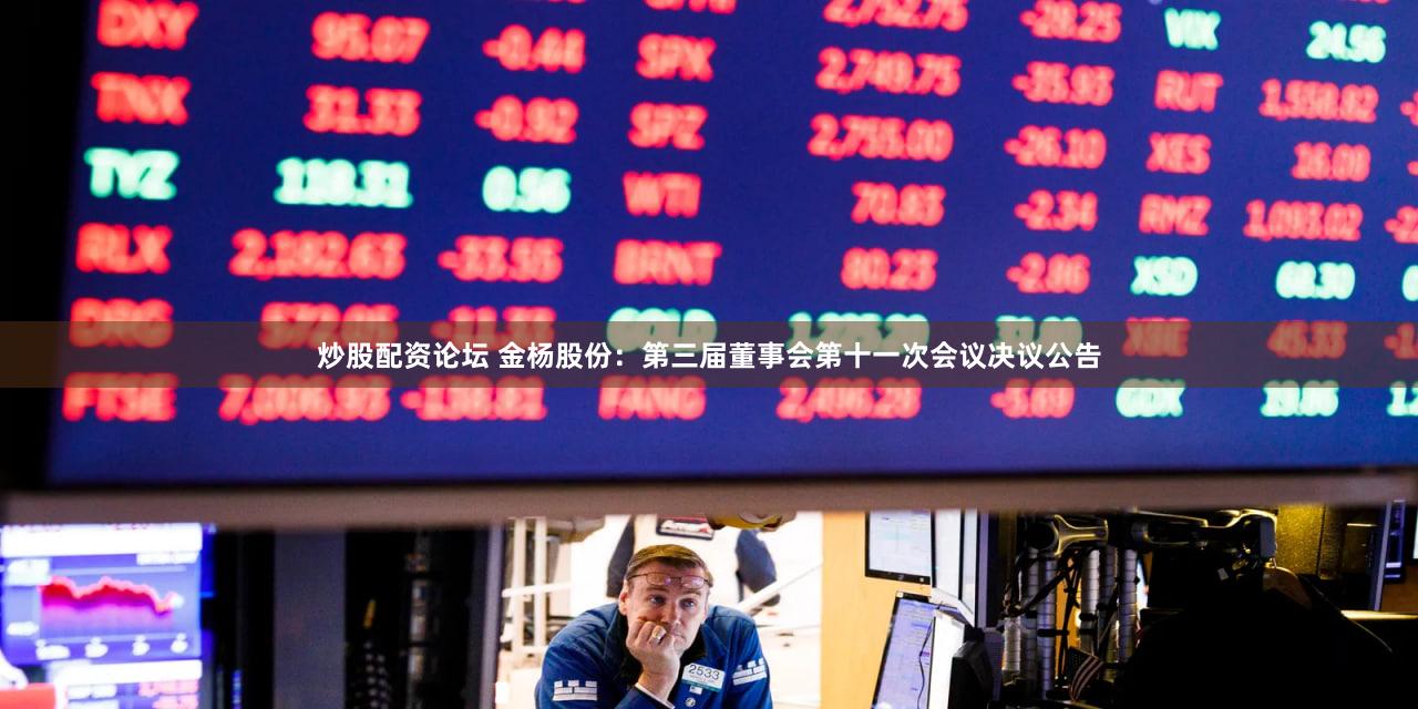 炒股配资论坛 金杨股份：第三届董事会第十一次会议决议公告