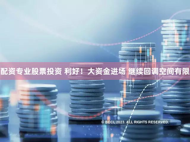 配资专业股票投资 利好！大资金进场 继续回调空间有限